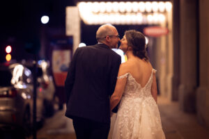 a person in a wedding dress